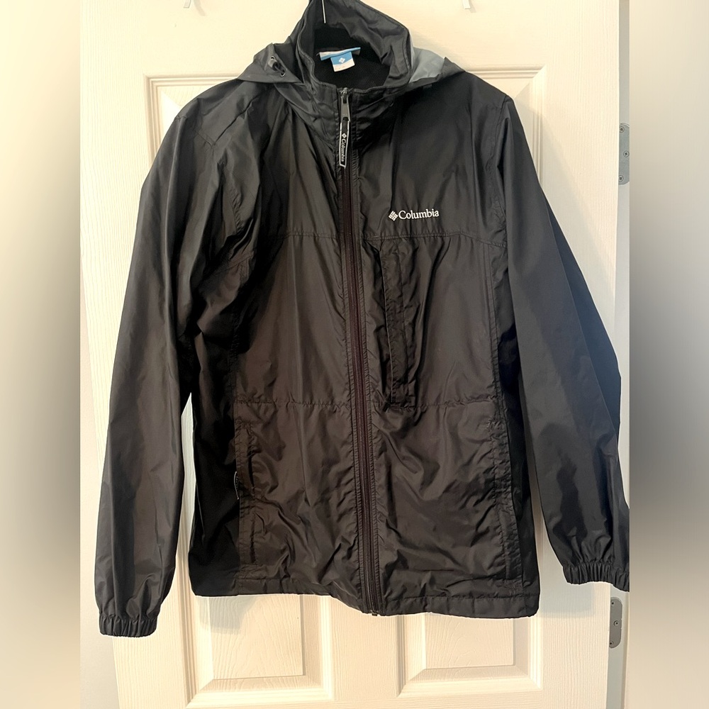 Columbia Sportswear Men's Black Wind Jacket Size Medium